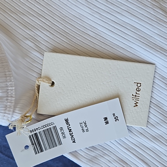 Aritzia Wilfred Adventure Tank White M - Picture 4 of 8